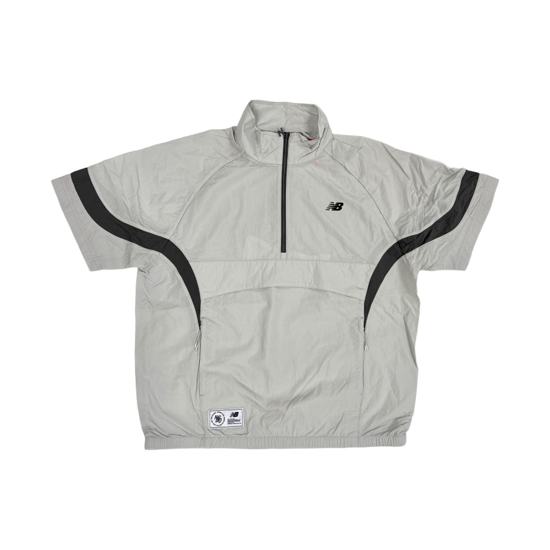 뉴발란스 NBSC 숏슬리브 아노락 라이트 그레이(New Balance NBSC Short Sleeve Anorak Light Grey) - 1