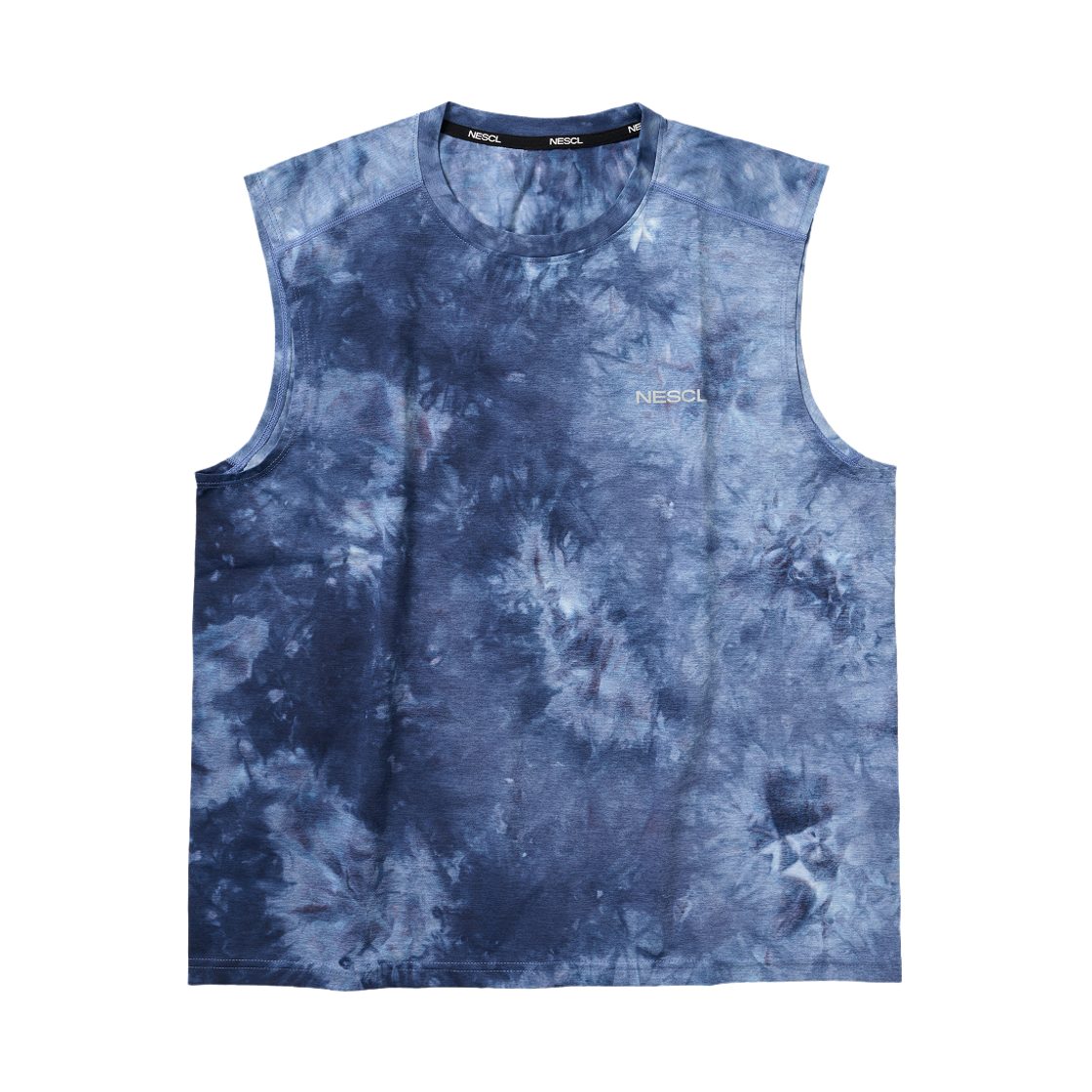 네거티브 스플릿 클럽 기능성 소로나 마블 싱글렛 다크블루(negative split club Functional Sorona Marble Singlet Darkblue)