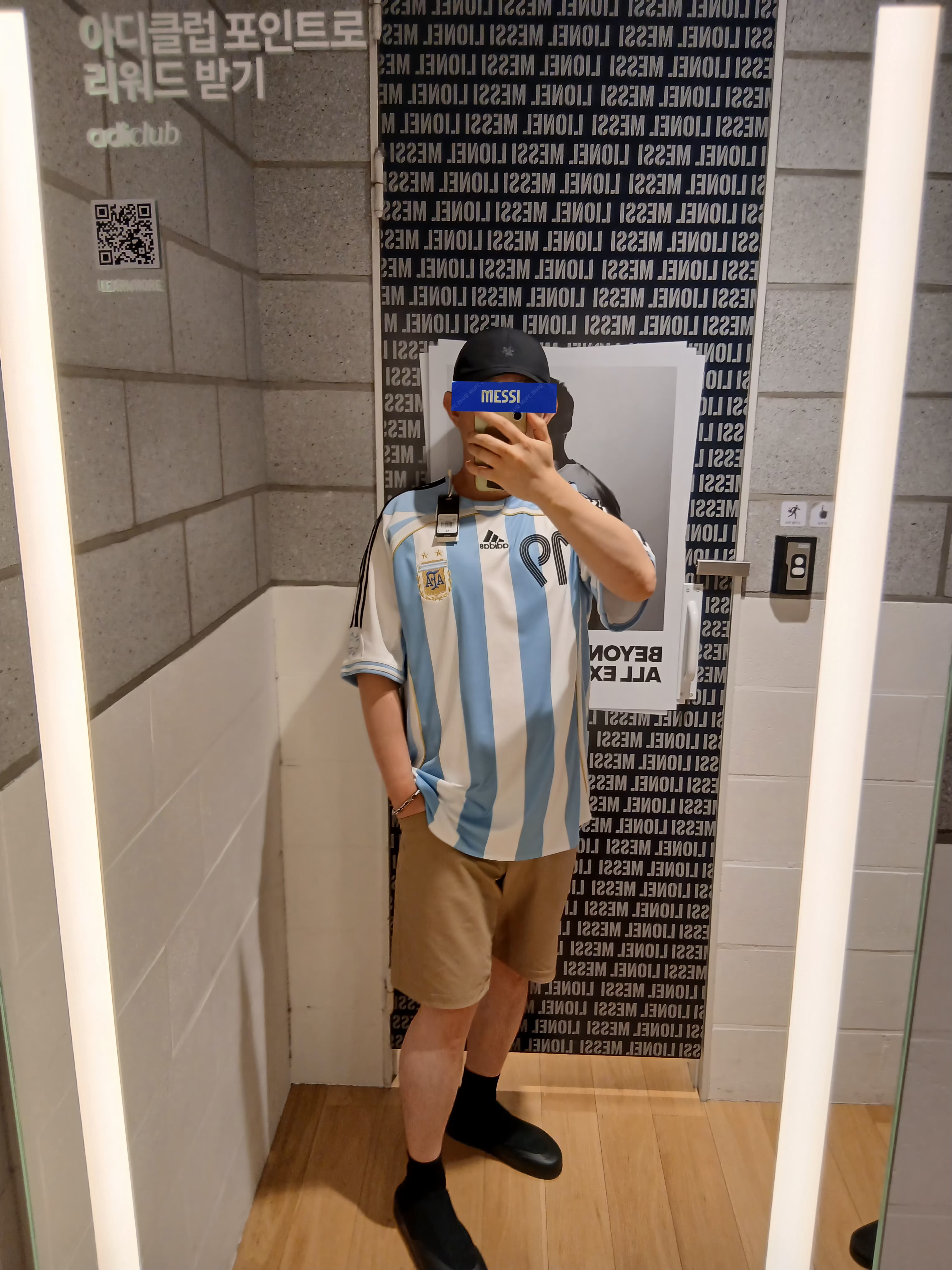 Adidas Argentina 2006 Home Jersey Messi White (Marking Ver.) - KR Sizing, Arc'teryx Kragg Cotton Short 9 Inch Canvas 착용 스타일 - 5