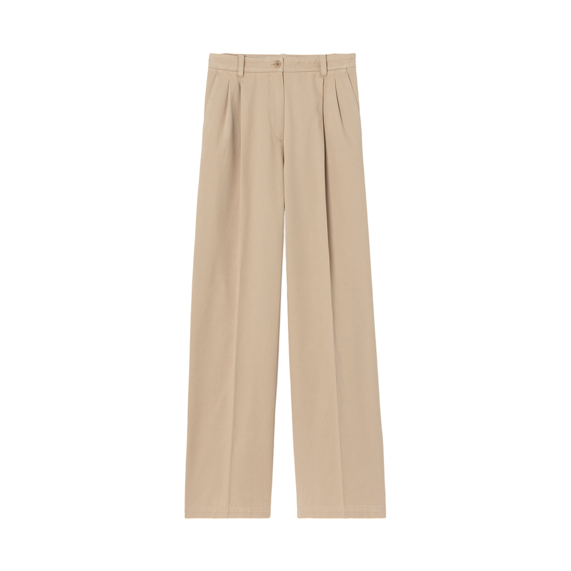 COHNZ-F08510-BAA (W) A.P.C. Ginny Trousers Beige