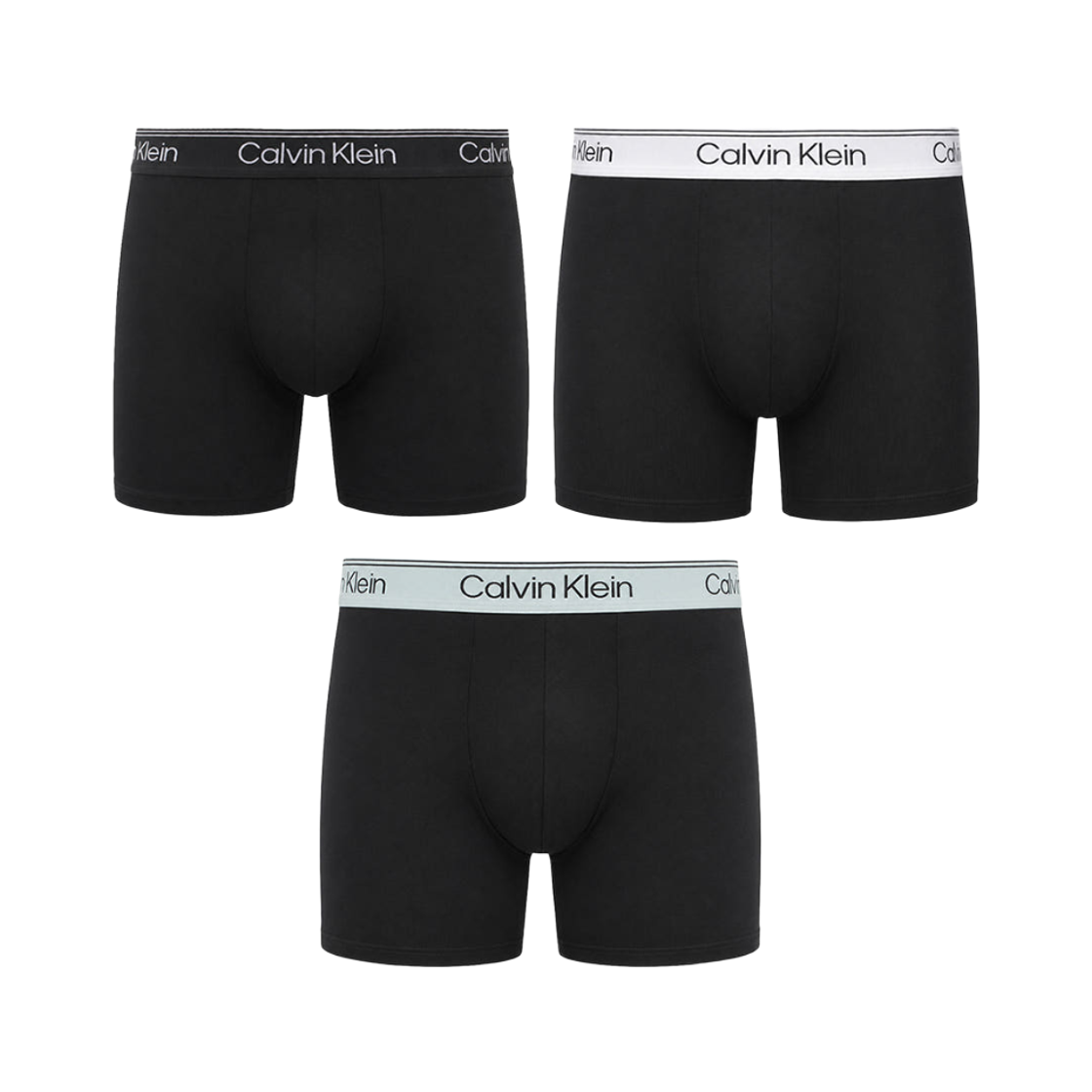 NB4410003 Calvin Klein Micro Stretch 3-Pack Boxer Briefs Black