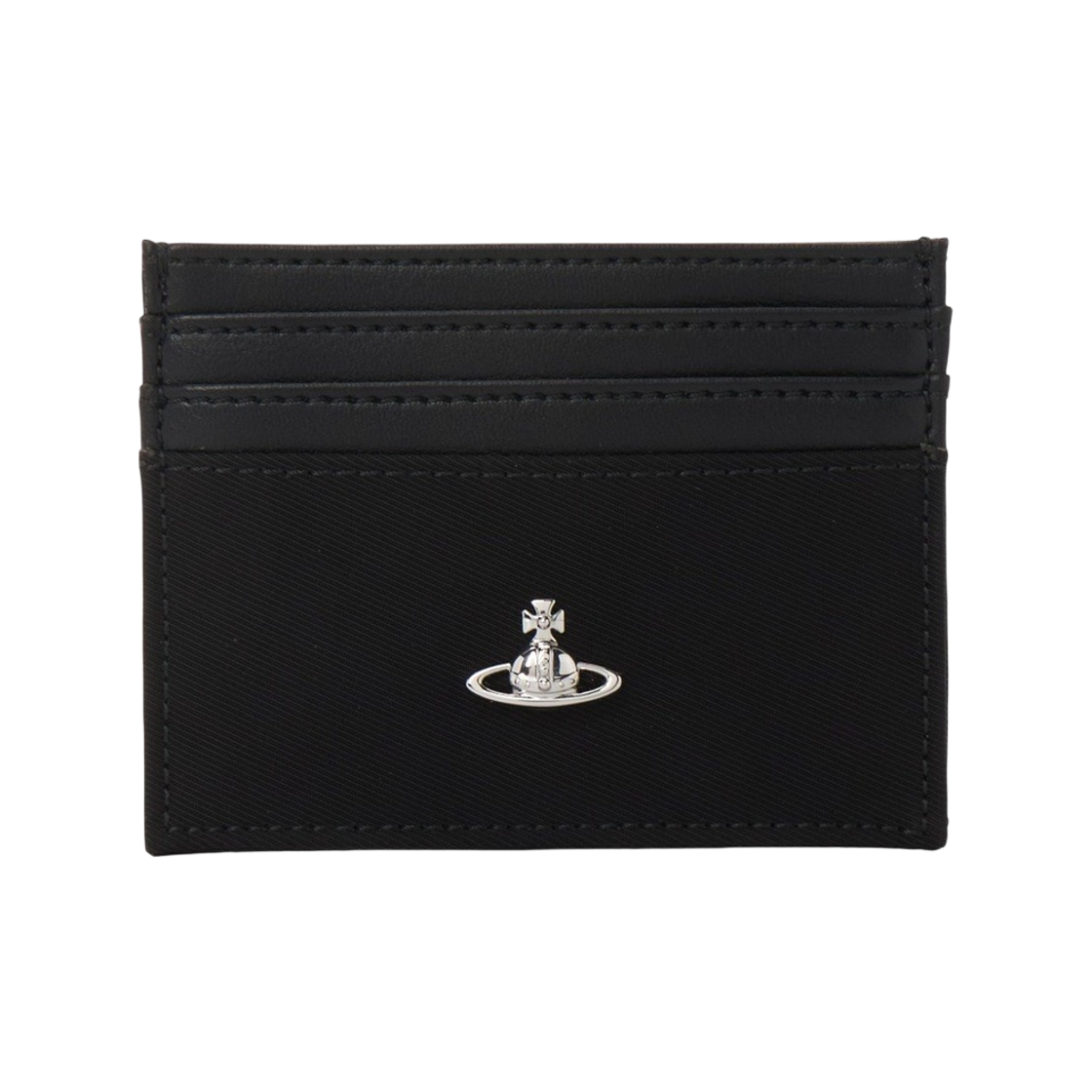 54030004W-W001Y-N401 Vivienne Westwood Snake Embossed Card Holder Black