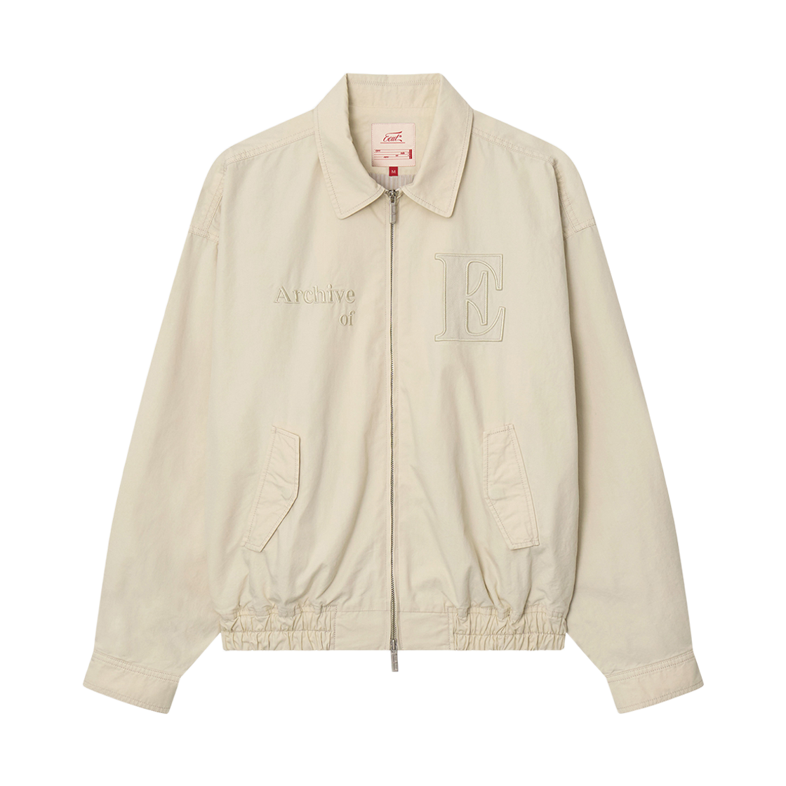 EEA1JK04IV EEUT Washed Cotton Blouson Jacket Ivory