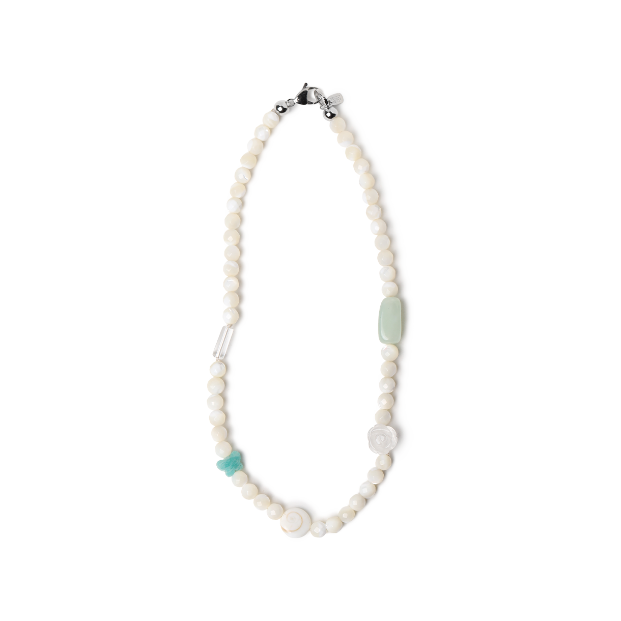 홀리데이 비지터 작은 보석들 목걸이 - 아이보리(HOLIDAY VISITOR Little Gems Necklace - Ivory)