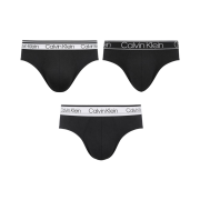 Calvin Klein Micro Stretch 3-Pack Hip Briefs Black
