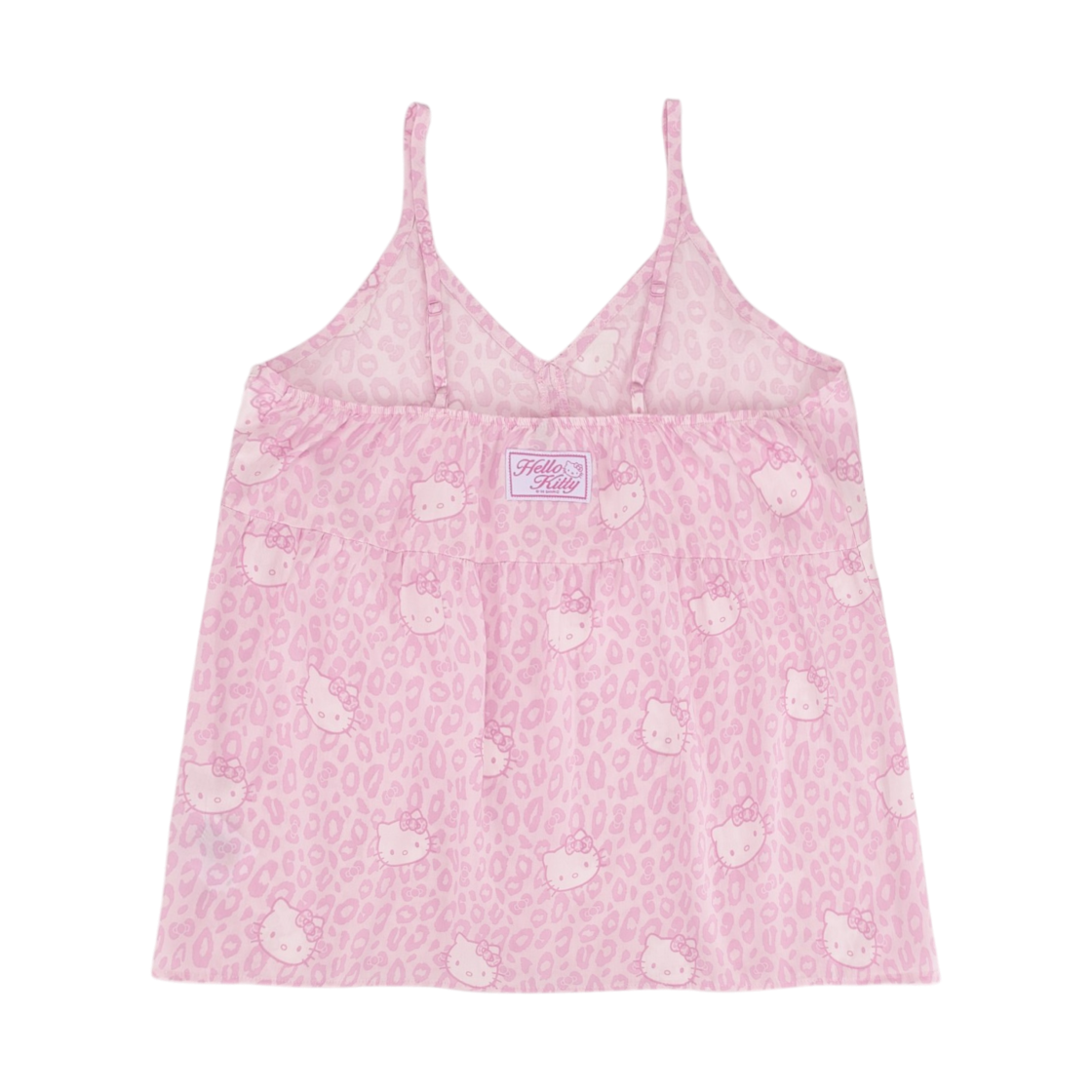 스파오 x 헬로 키티 레오파드 슬립 파자마 핑크(Spao x Hello Kitty Leopard Slip Pajamas Pink) - 3