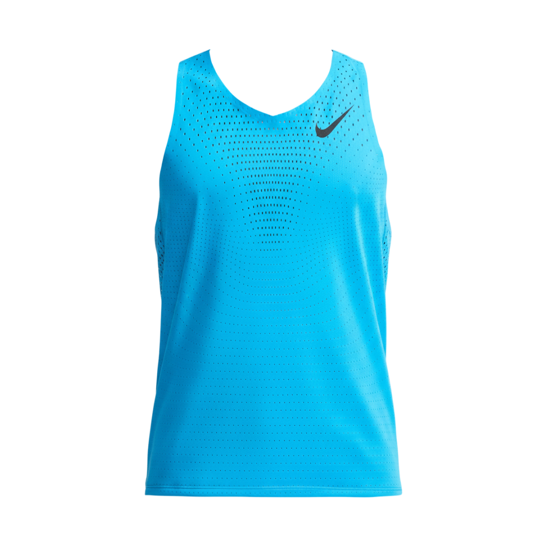 FN4232-418 Nike Aeroswift Dri-Fit ADV Running Vest Light Current Blue Black - Asia