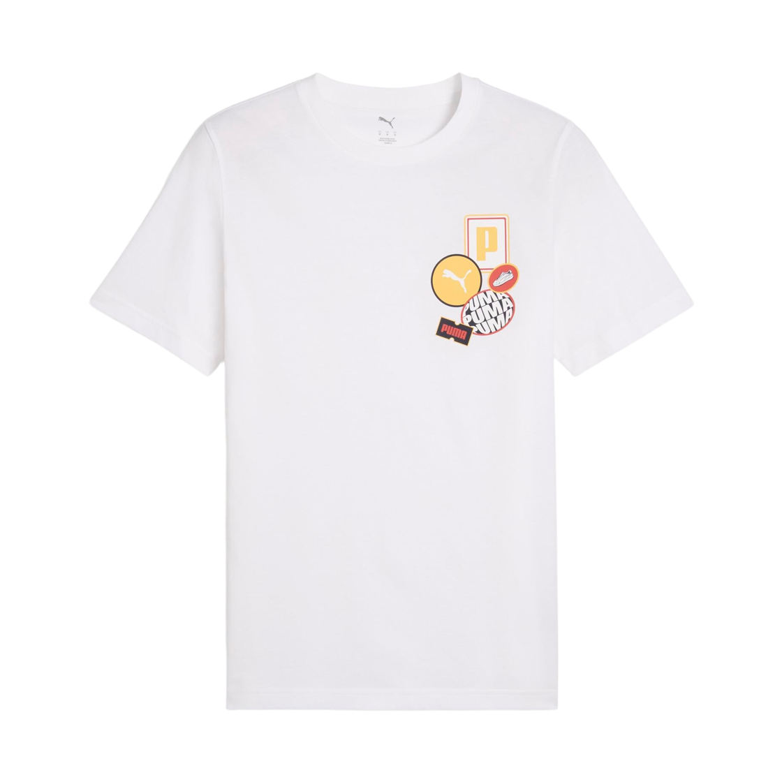684829-02 Puma Graphic Icons T-Shirt White