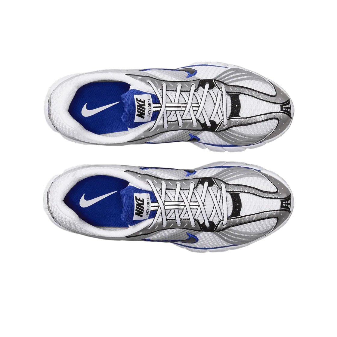 나이키 줌 스카이론 11 화이트 메탈릭 실버(Nike Zoom Skylon 11 White Metallic Silver) - 2