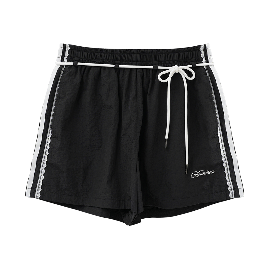 AD62PT02BK Avandress Lottie Line Short Pants Black
