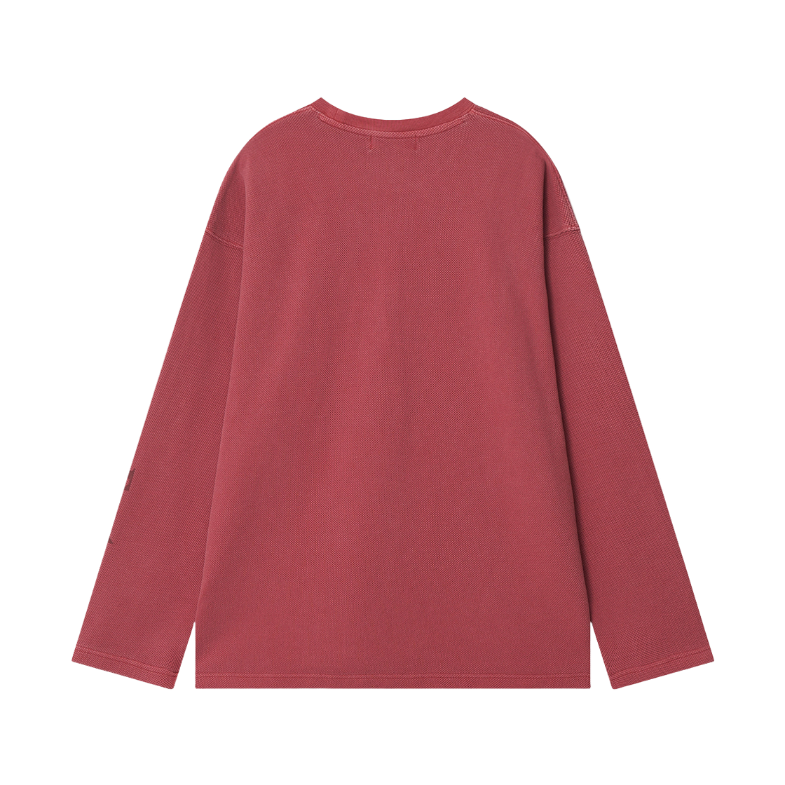 이우트 피그먼트 다이드 피케 롱슬리브 레드(EEUT Pigment Dyed Pk Long Sleeve Red) - 2