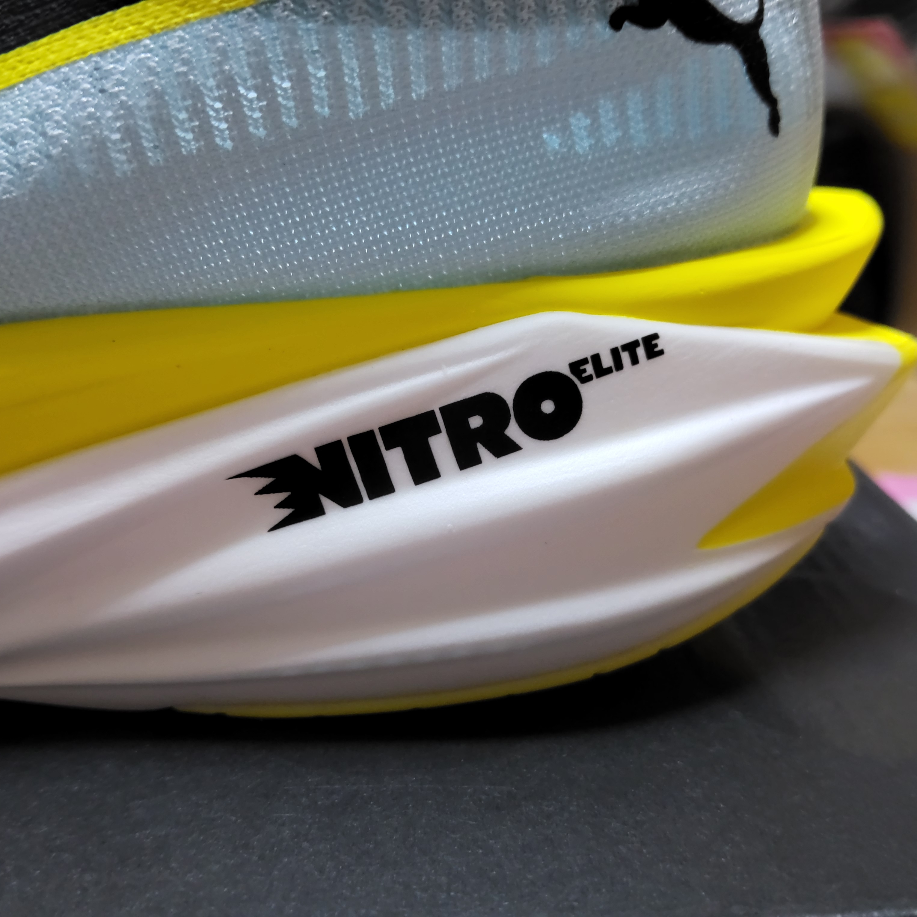 Puma Deviate Nitro Elite 4 Fresh Water Lemon Crush 착용 스타일 - 6