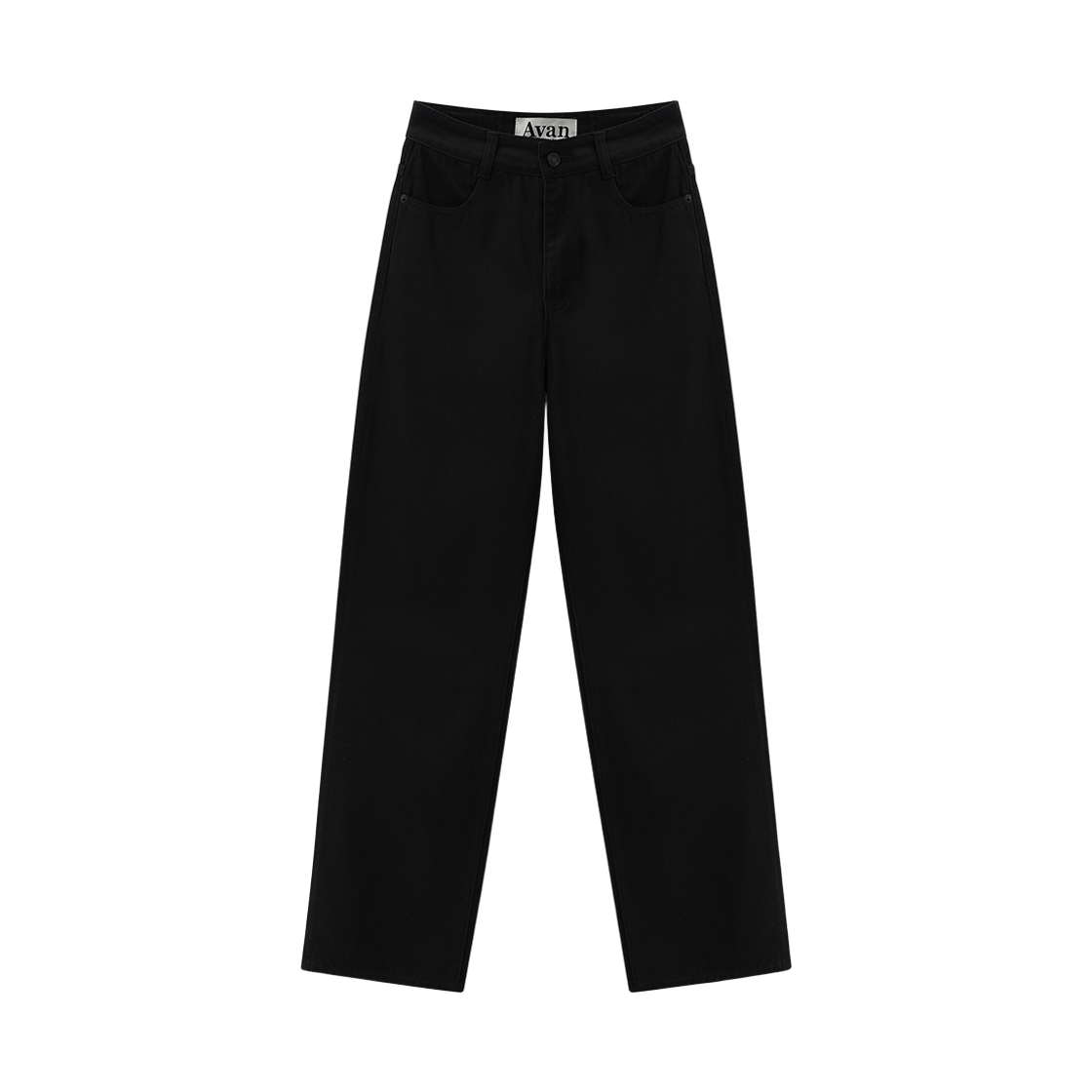 어반드레스 테사 세미 와이드 팬츠 블랙(Avandress Tessa Semi Wide Pants Black)