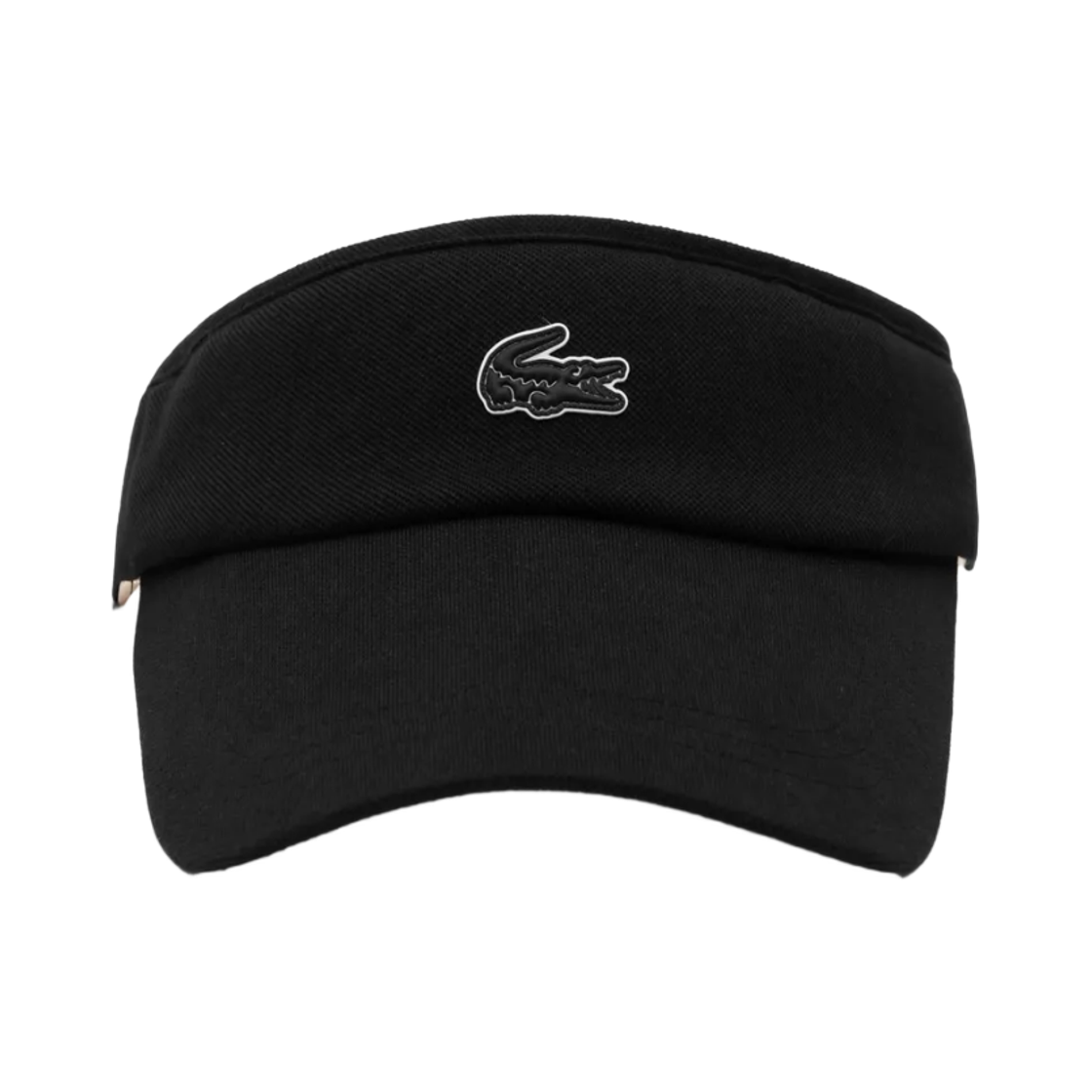 라코스테 베이직 크록 선바이저 블랙(Lacoste Basic Croc Sunvisor Black)