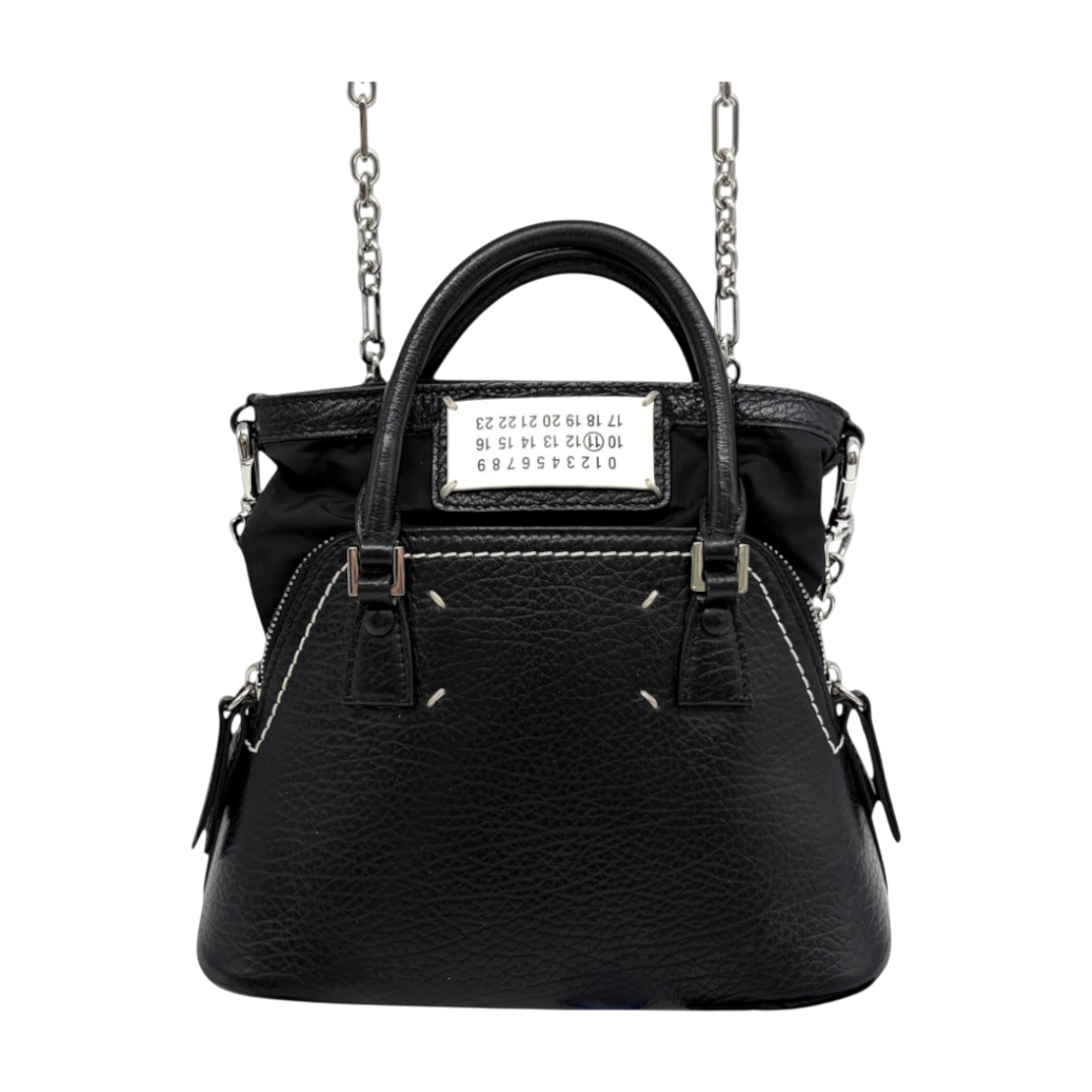 IT4LHT6BL9N6 Maison Margiela Micro 5AC Tote Bag Black