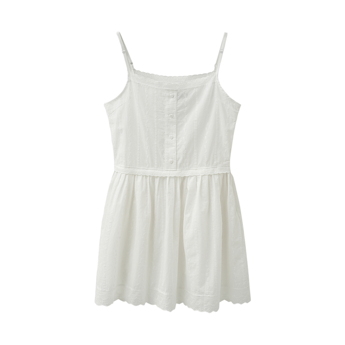 AD62OP01WH Avandress Deila Mini Sleeveless Dress  White