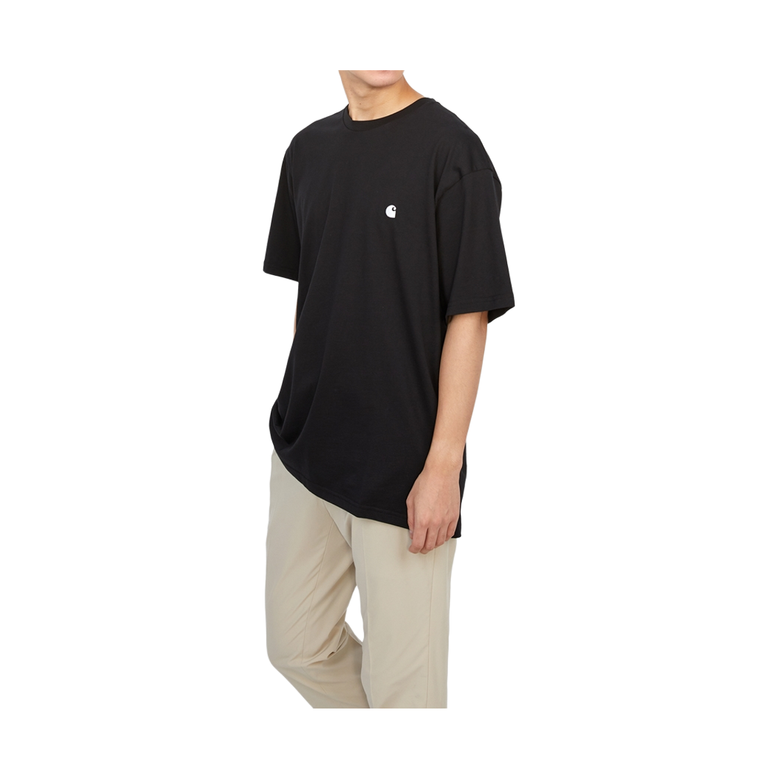[25% 쿠폰] 칼하트 WIP 숏슬리브 매디슨 티셔츠 블랙 화이트([25% 쿠폰] Carhartt WIP S/S Madison T-Shirt Black White) - 5
