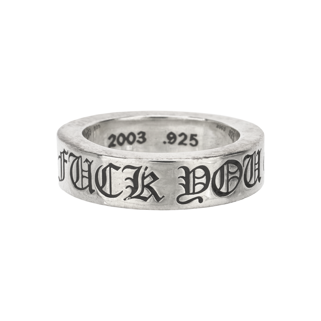 크롬하츠 스페이서 퍽 유 링 6mm 실버(Chrome Hearts Spacer Fuck You Ring 6mm Silver) - 1