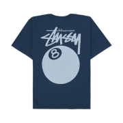 Stussy 8 Ball Pigment Dyed T-Shirt Navy