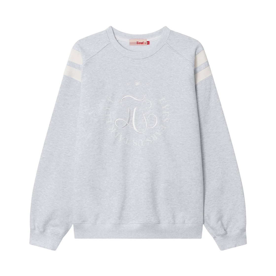 EEA1SW02MW EEUT Curly Eeut Sweatshirt Melange White