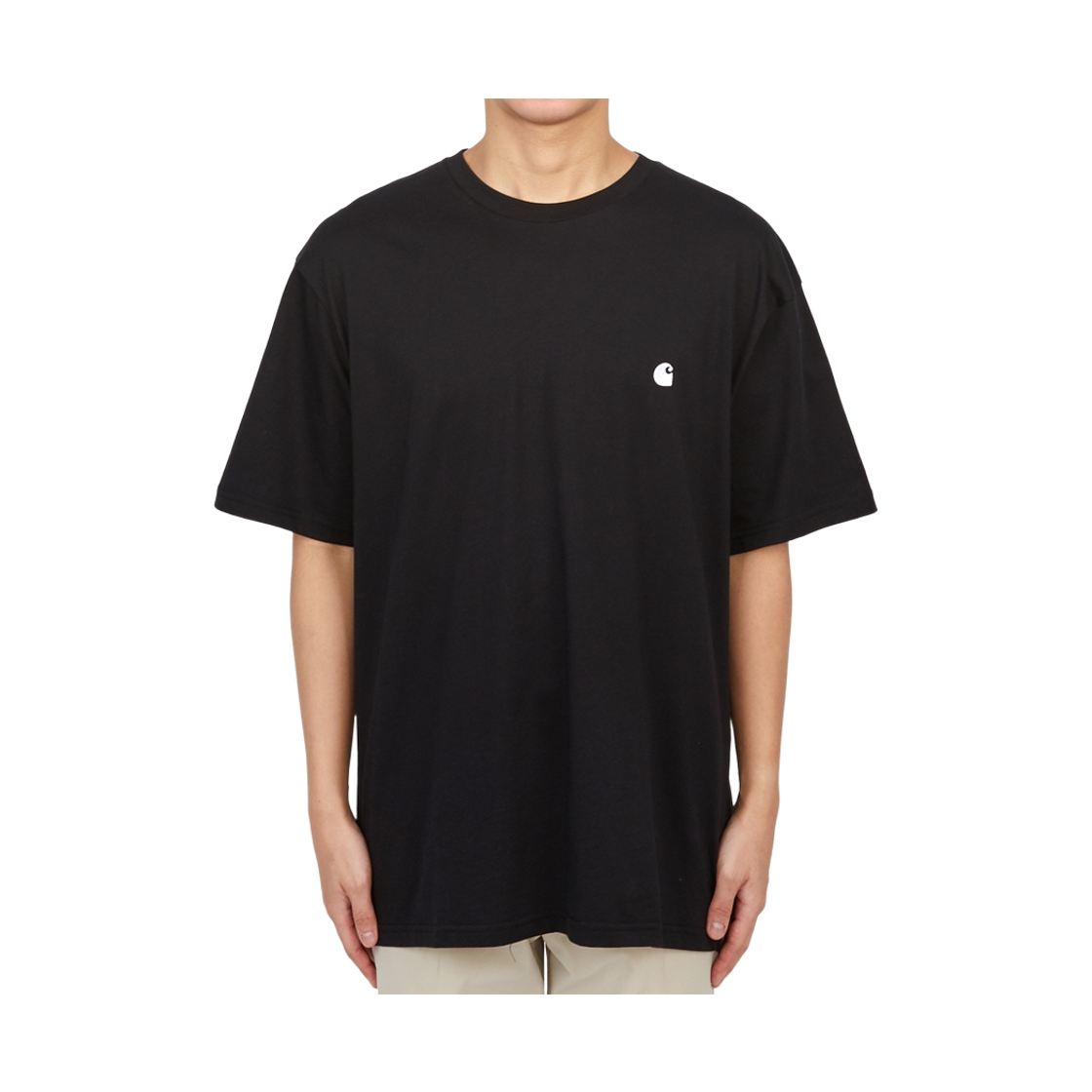 [25% 쿠폰] 칼하트 WIP 숏슬리브 매디슨 티셔츠 블랙 화이트([25% 쿠폰] Carhartt WIP S/S Madison T-Shirt Black White) - 2