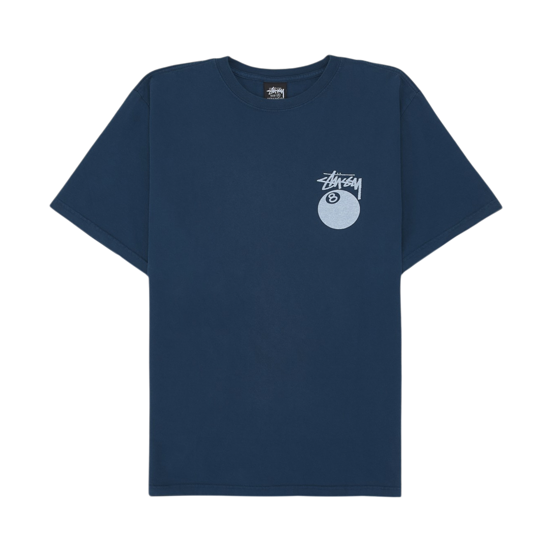 스투시 8볼 피그먼트 다이드 티셔츠 네이비(Stussy 8 Ball Pigment Dyed T-Shirt Navy) - 2