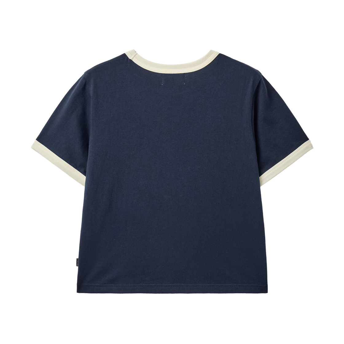 세터 우먼 아치 로고 링거 반팔 티셔츠 네이비(SATUR W Arch Logo Ringer T-Shirt Navy) - 2