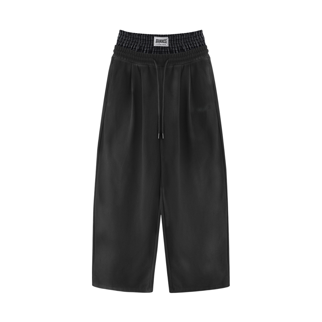 어반드레스 88 더블 턱 릴렉스 새깅 팬츠 워싱 블랙(Avandress 88 Double Tuck Relax Sagging Pants Washing Black)