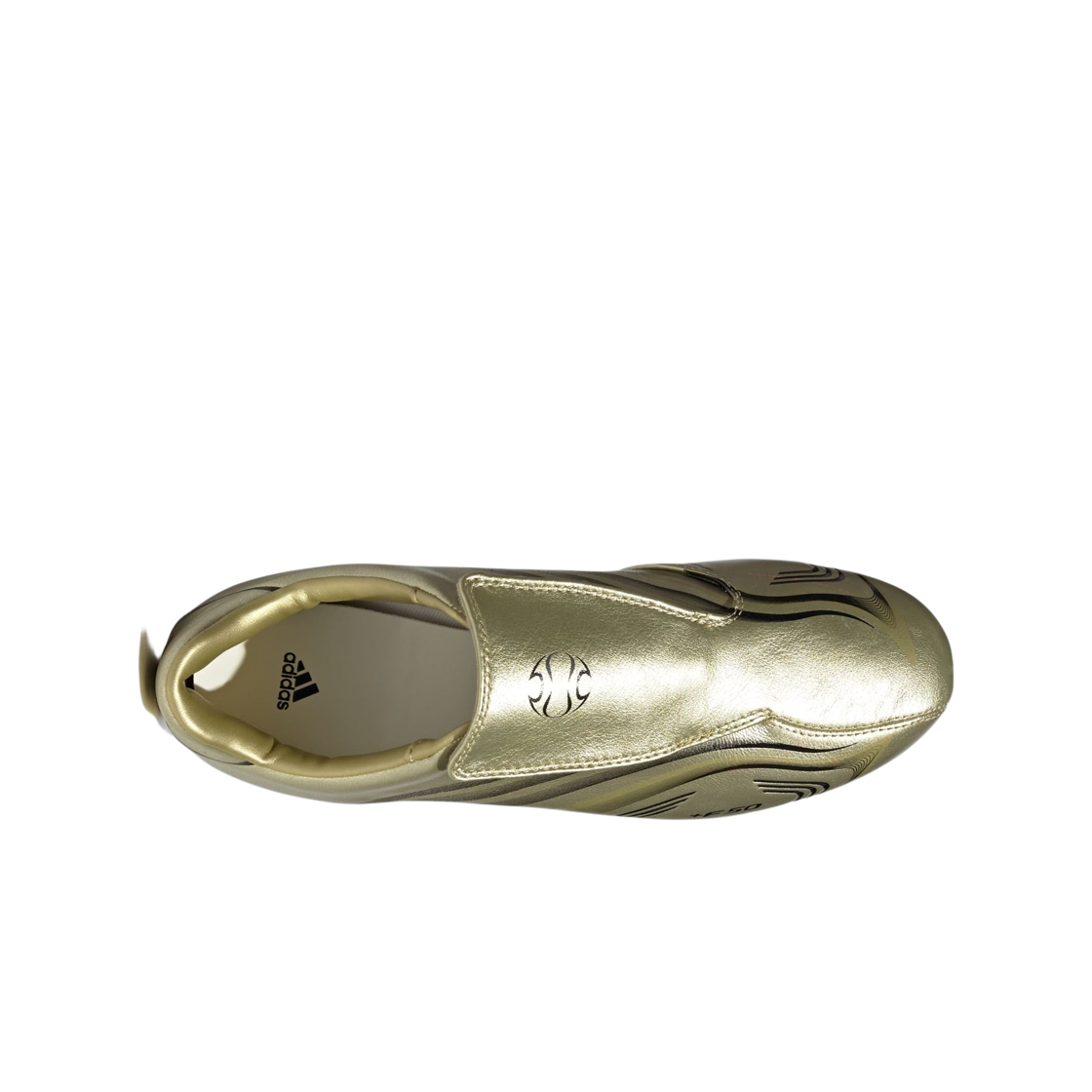 (W) 아디다스 태권도 F50 골드 메탈릭 코어 블랙((W) Adidas Taekwondo F50 Gold Metallic Core Black) - 2