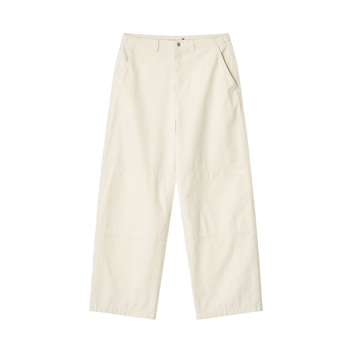 EEA1PT03IV EEUT Ripstop Knee Cut Work Pants Ivory