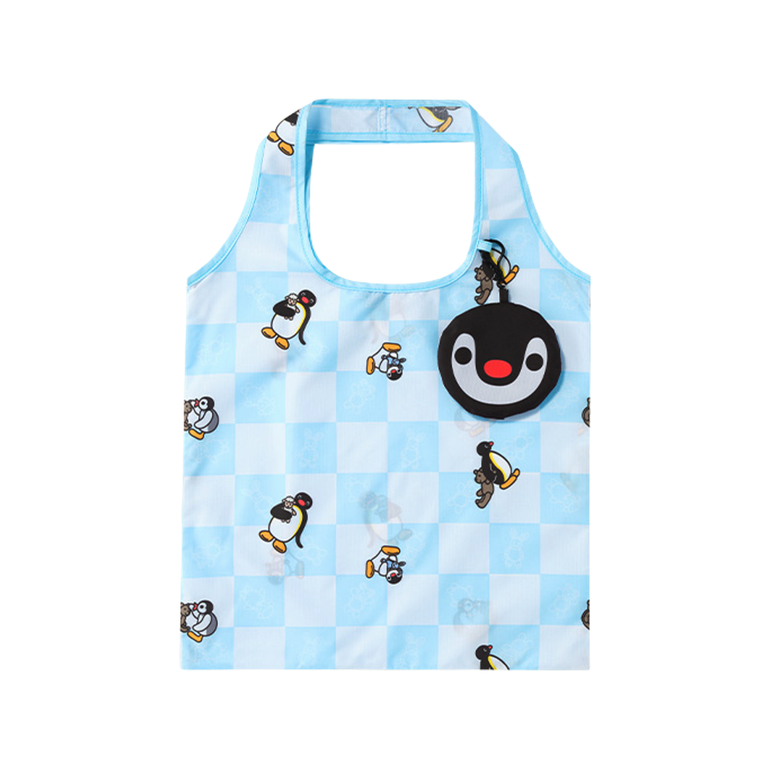 - A Twosome Place x Pingu Pocket Eco Bag Sky Blue