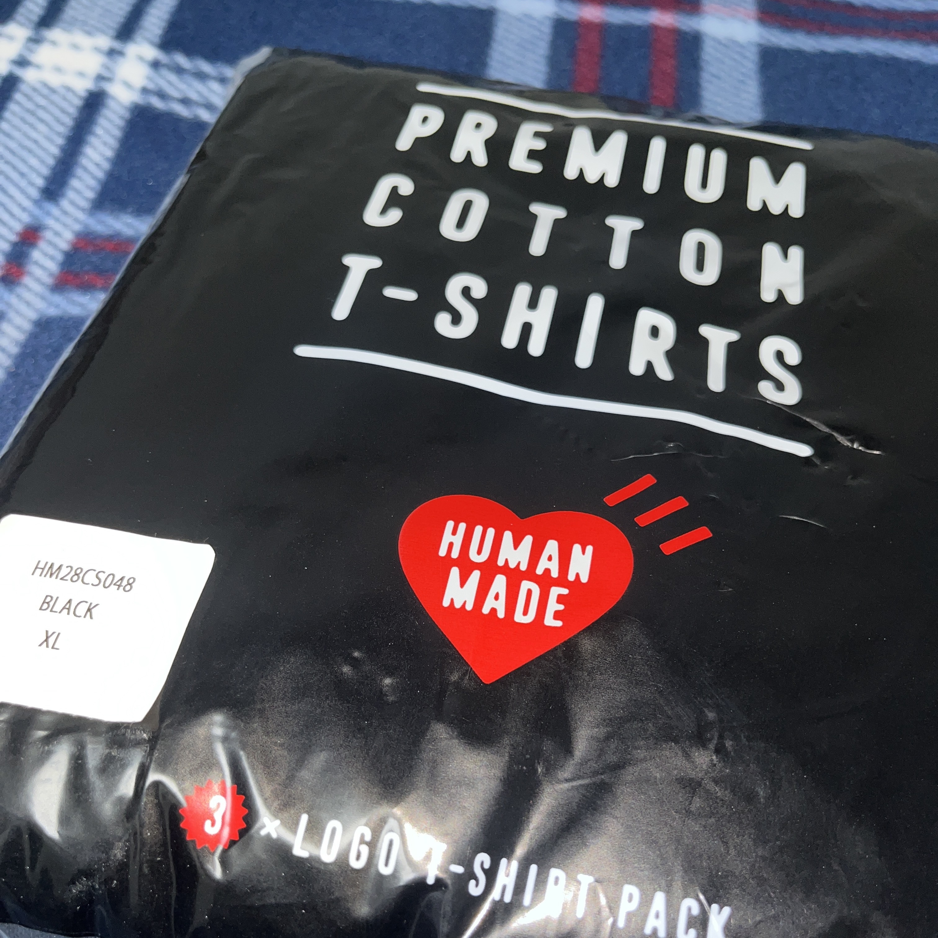 Human Made T-Shirts Black (3 Pack) 착용 스타일