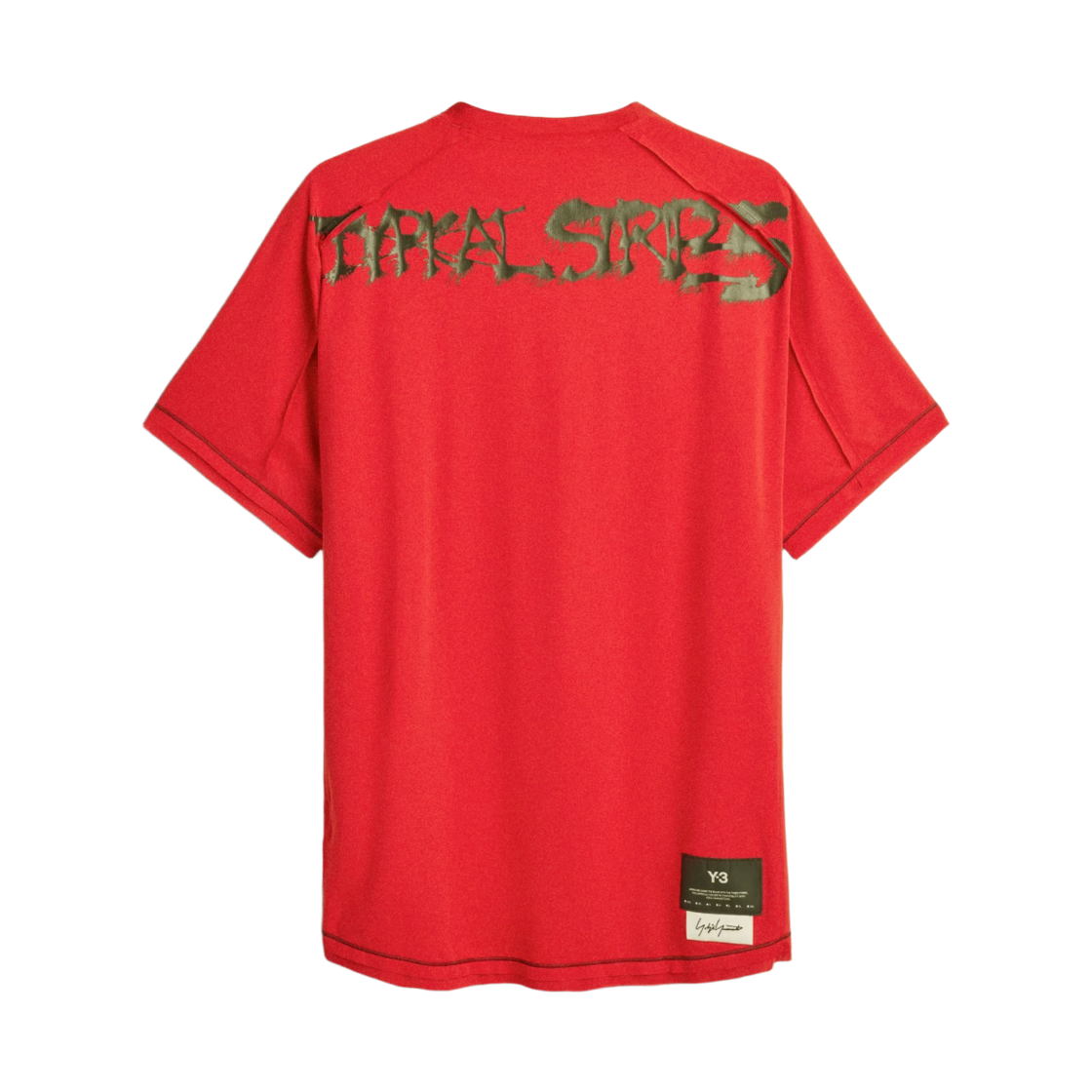 Y-3 x 치토 그래픽 러닝 숏슬리브 티셔츠 스칼렛(Y-3 x Chito Graphic Running Short Sleeve T-Shirt Scarlet) - 2