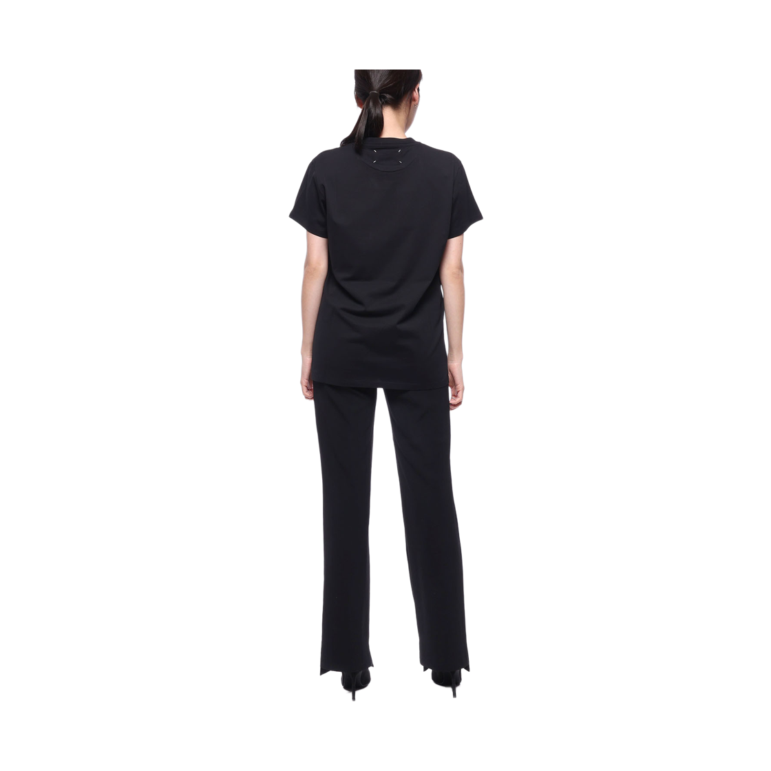 [25% 쿠폰] (W) 메종 마르지엘라 뉴메릭 로고 티셔츠 블랙([25% 쿠폰] (W) Maison Margiela Numeric Logo T-Shirt Black) - 5