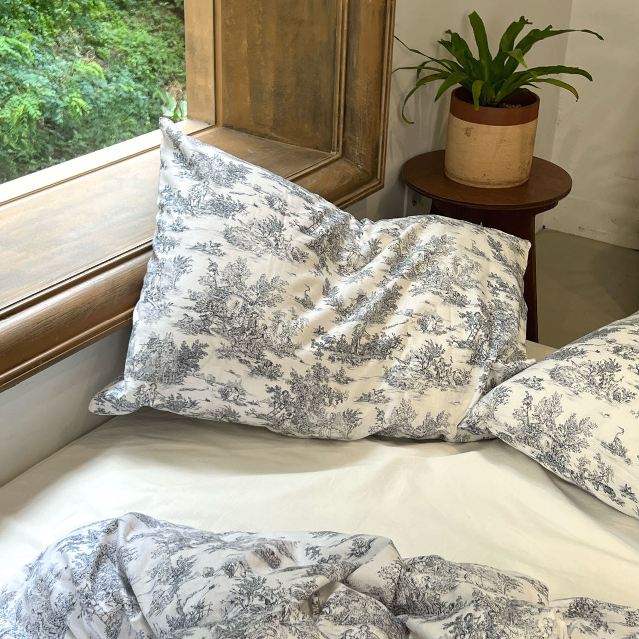무성화 션 명화 빈티지 린넨 베개커버 50x70cm(MUSEONGHWA Sean Vintage Linen Pillow Cover 50x70cm) - 2