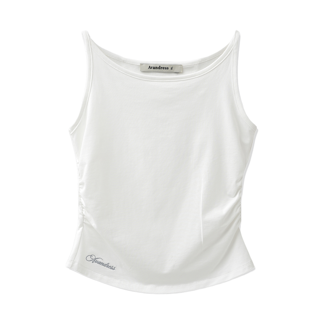 어반드레스 루핀 보트넥 셔링 슬리브리스 아이보리(Avandress Rupin Boat-Neck Shirring Sleeveless Ivory) - 1