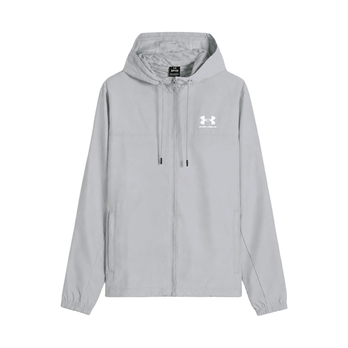 1390149-011 [20% 쿠폰] Under Armour Rival Woven Windbreaker Gray White
