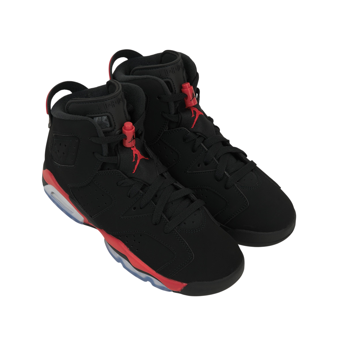 (GS) 조던 6 레트로 인프라레드 세일즈맨 블랙 앤 라이트 크림슨((GS) Jordan 6 Retro Infrared Salesman Black and Light Crimson) - 4