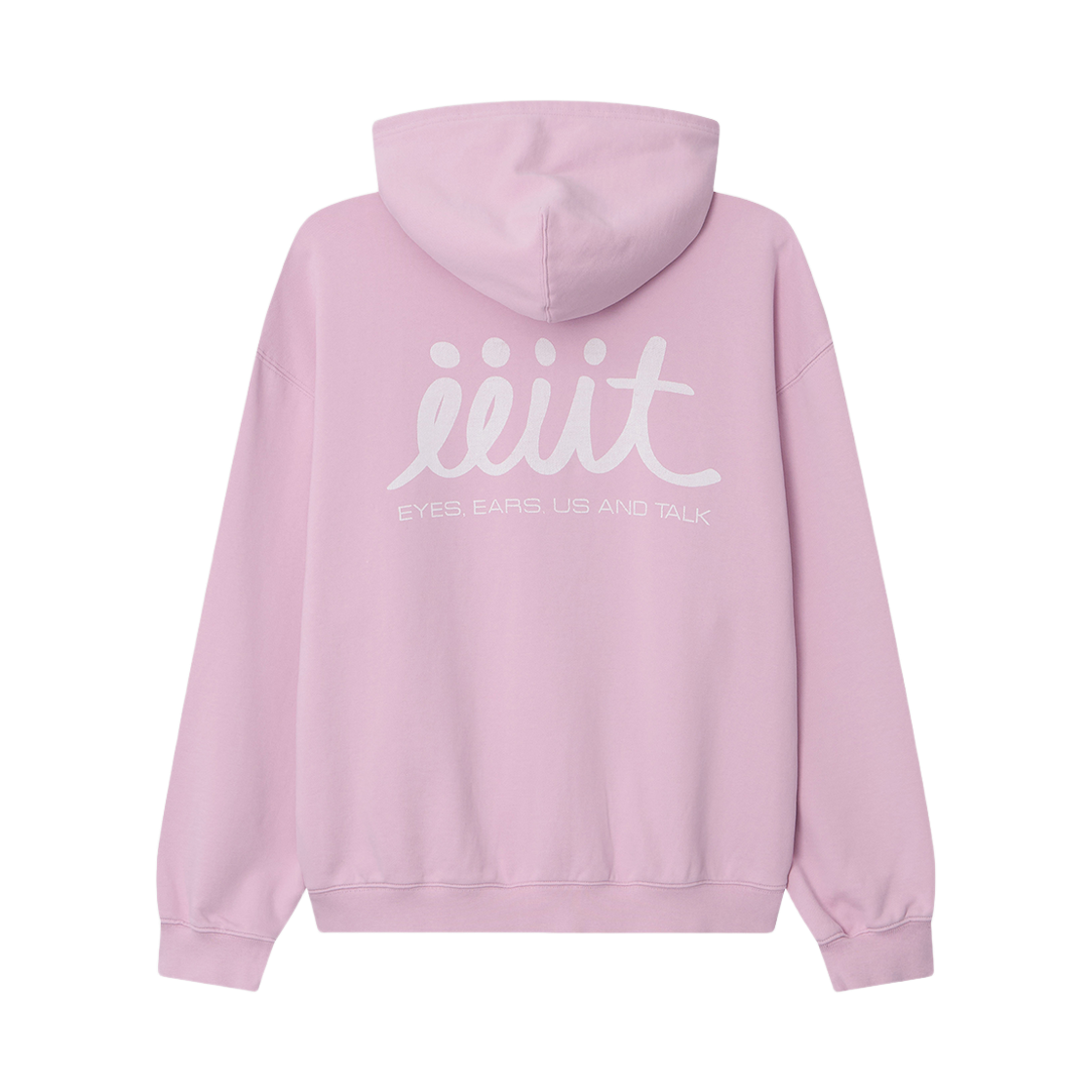 이우트 베이직 워시드 스웻 집업 라이트 핑크(EEUT Basic Washed Sweat Zip-Up Light Pink) - 2