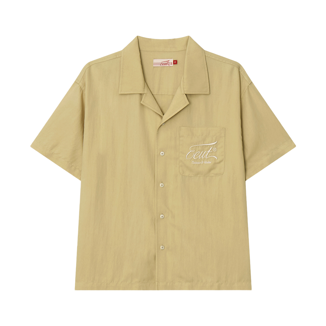 이우트 소셜 세션 캠프 셔츠 머스타드(EEUT Social Session Camp Shirt Mustard)