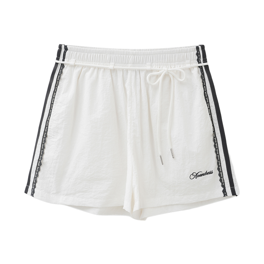 AD62PT02WH Avandress Lottie Line Short Pants White