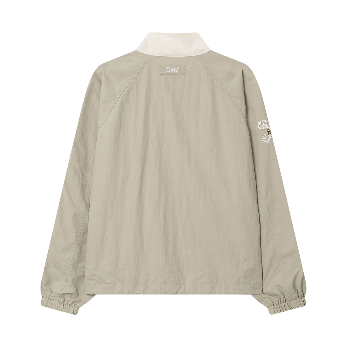 이우트 아카이브 엠브로이더드 트랙 점퍼 베이지(EEUT Archive Embroidered Track Jumper Beige) - 2