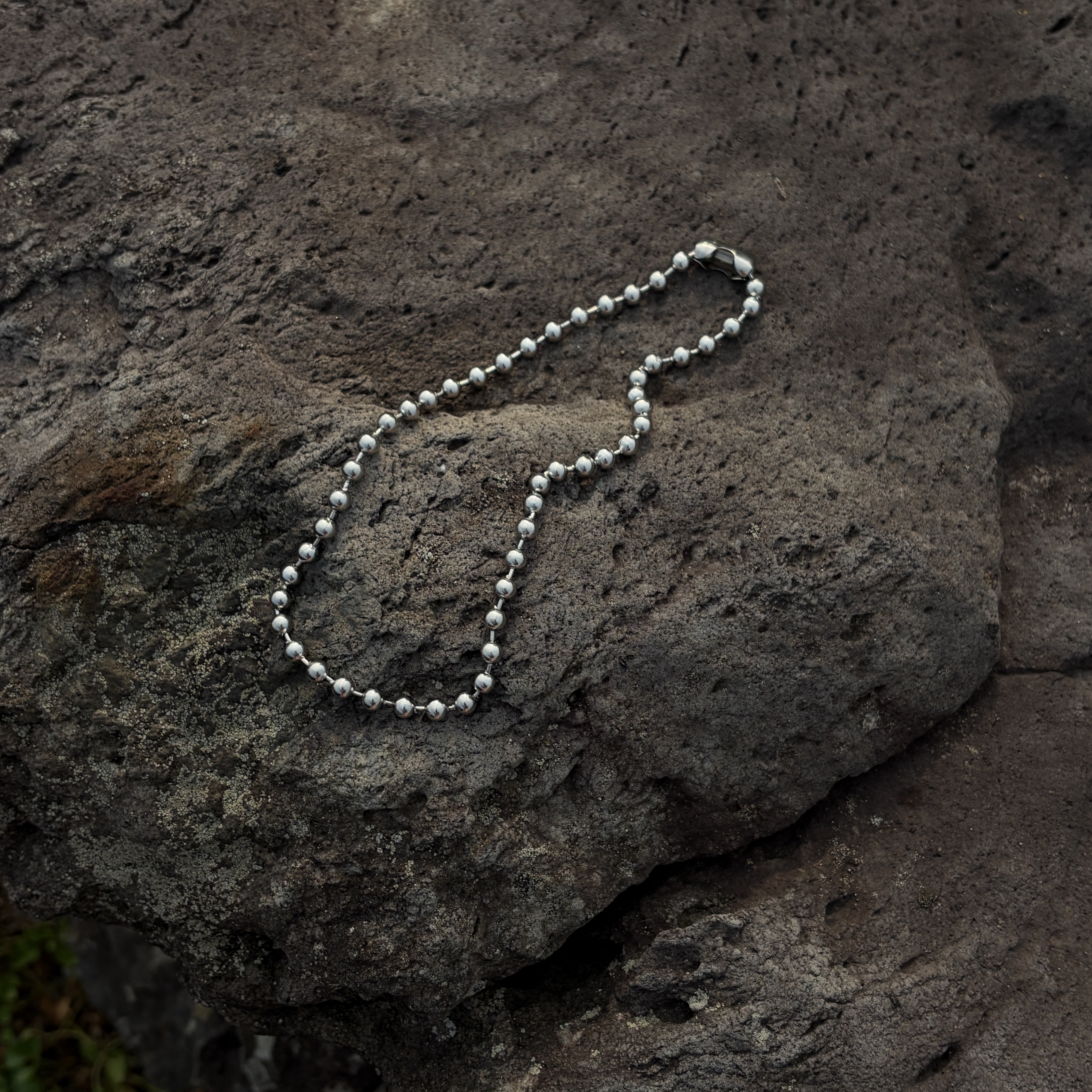 Riomeu Round ball chain necklace 5.0mm 착용 스타일 - 1