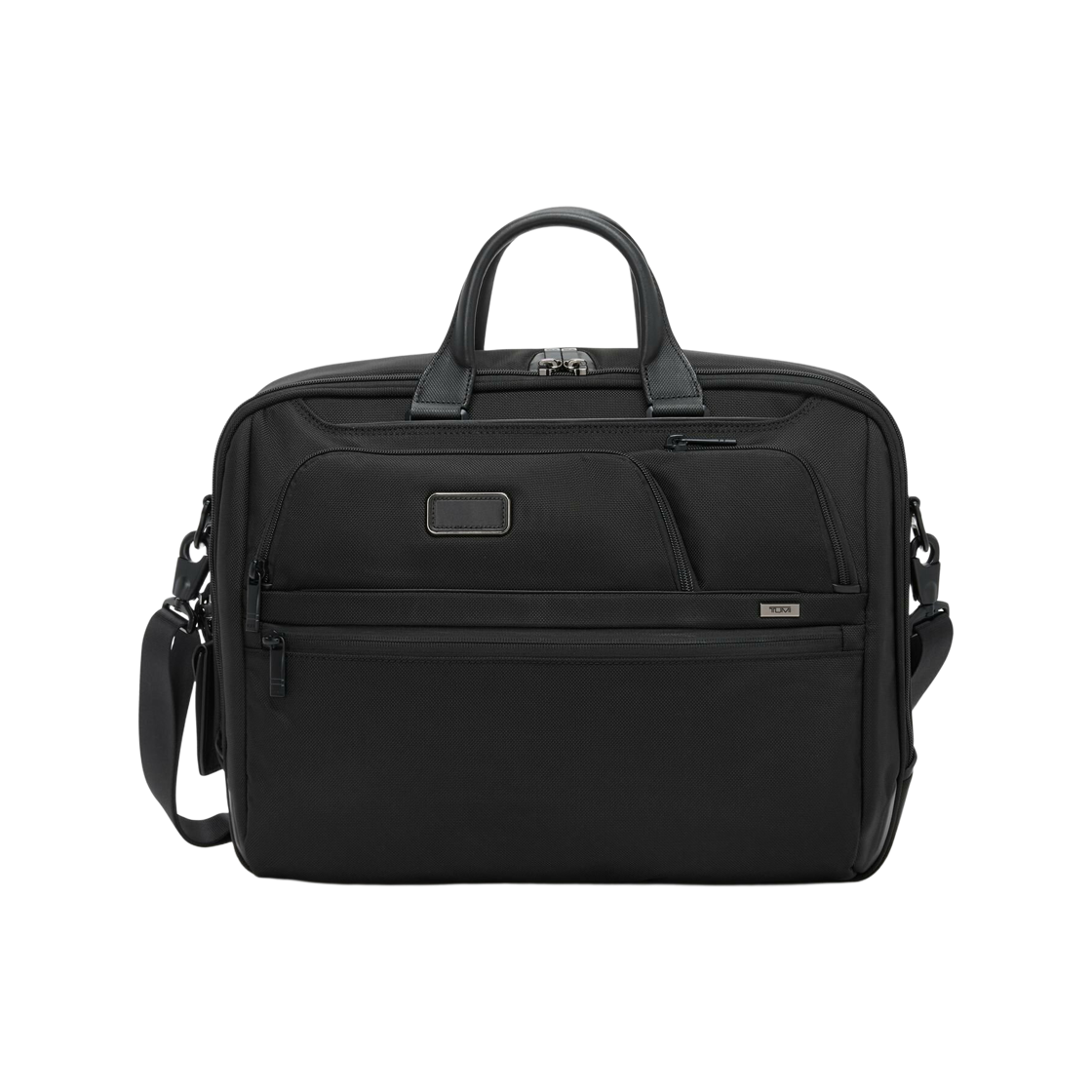 02603114D4 Tumi Alpha Large 17 Inch Briefcase Black