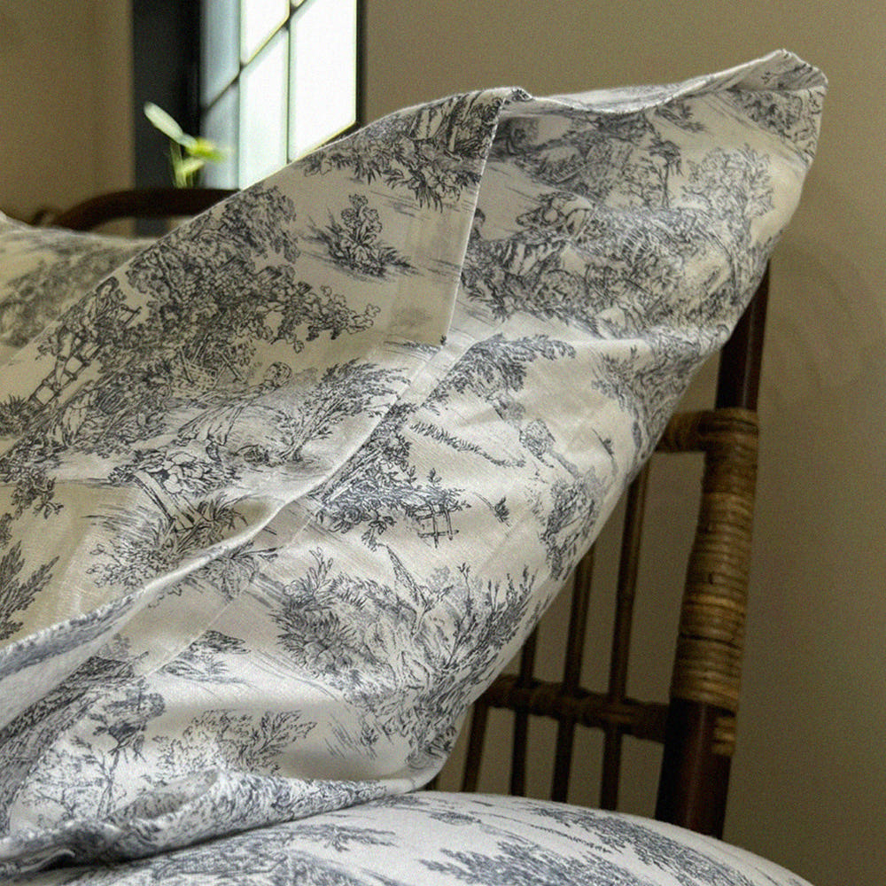 무성화 션 명화 빈티지 린넨 베개커버 50x70cm(MUSEONGHWA Sean Vintage Linen Pillow Cover 50x70cm) - 4