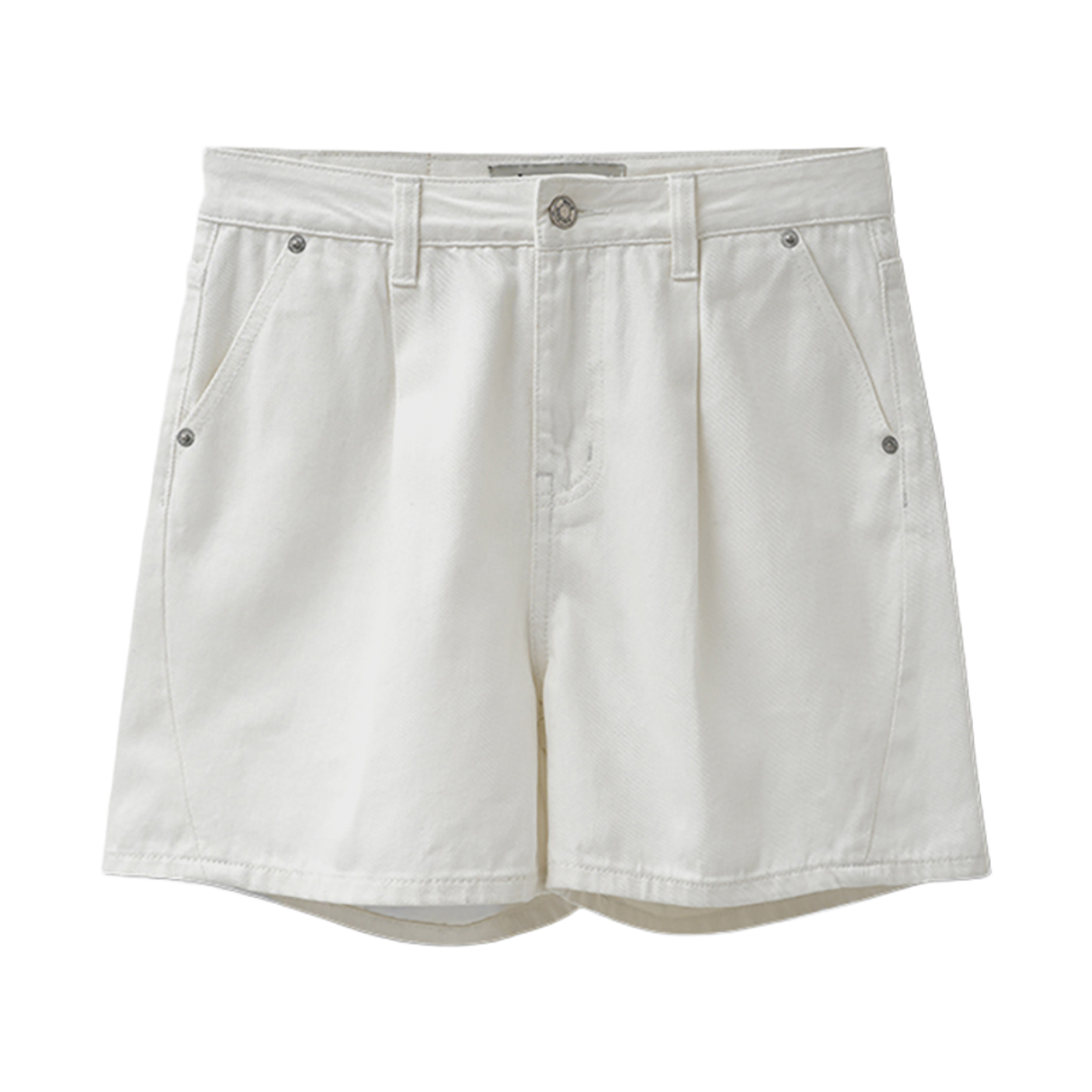 어반드레스 블룸 원턱 쇼츠 화이트(Avandress Bloom One Tuck Shorts White)