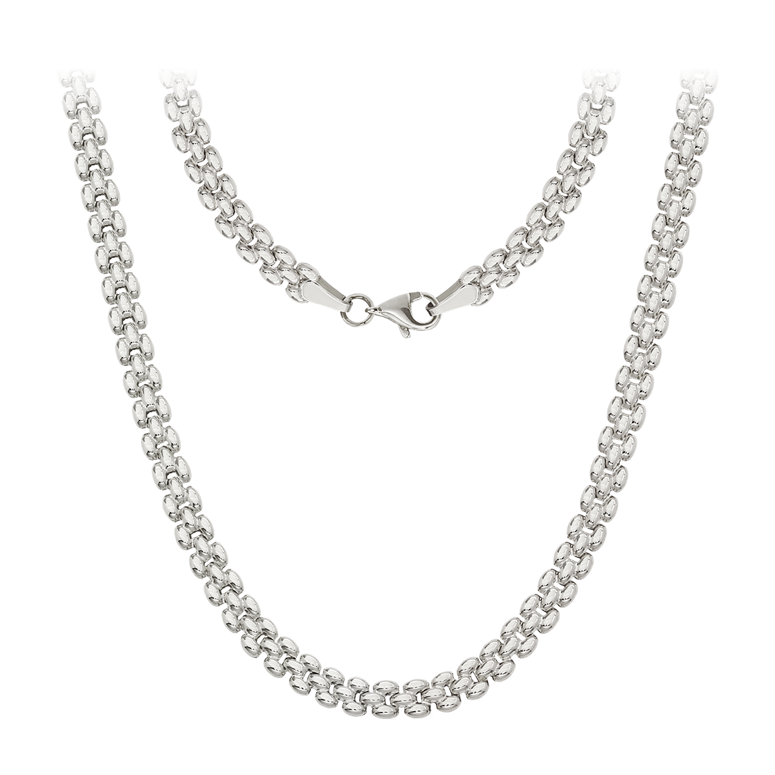 골드팡 실버 클래식렉스 체인 목걸이(GOLDPANG Silver Classic Rex Chain Necklace)