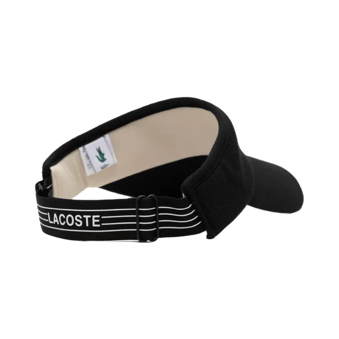 라코스테 베이직 크록 선바이저 블랙(Lacoste Basic Croc Sunvisor Black) - 2