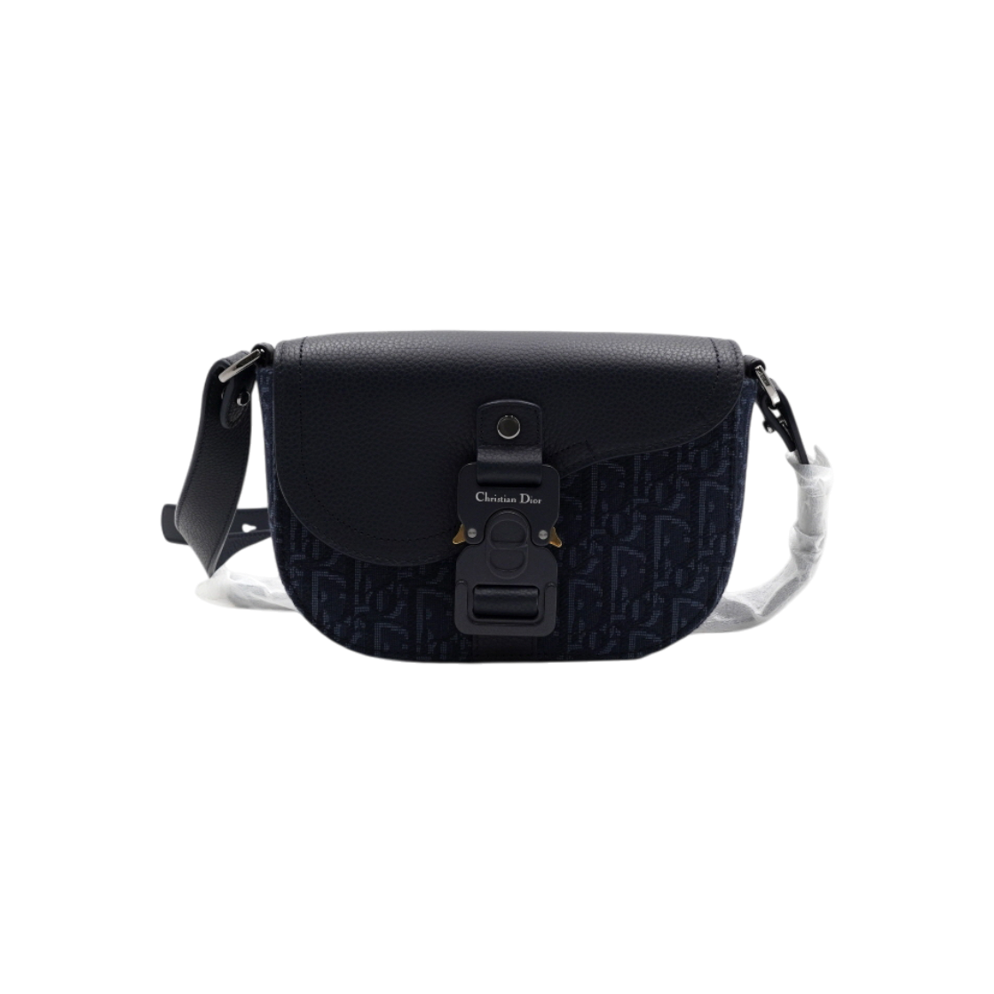 IT4FGMLBN5MU Dior Multi Navy Saddle Mini Flap Messenger Shoulder Bag
