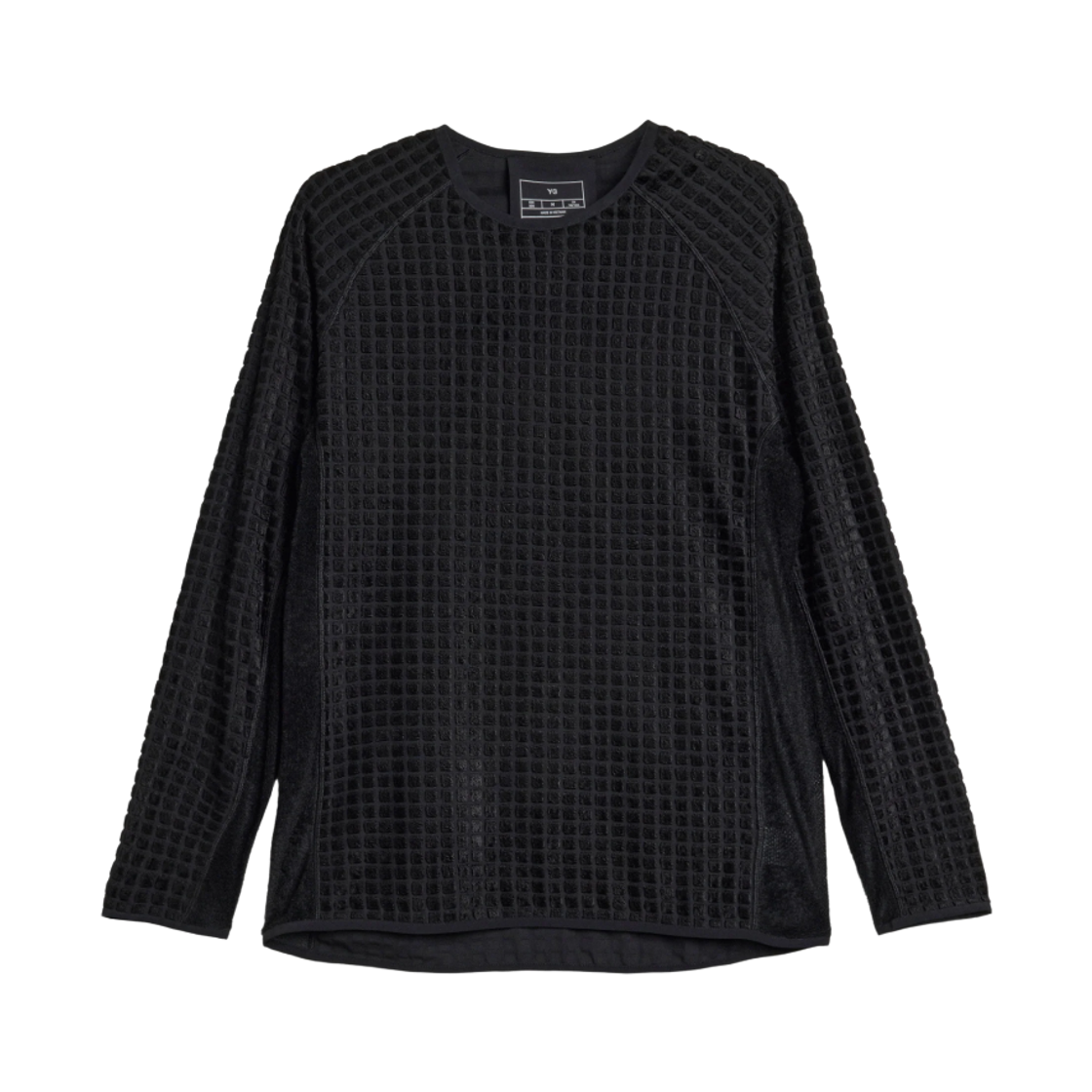 KT1393 Y-3 Reversible Running Long Sleeve T-Shirt Black